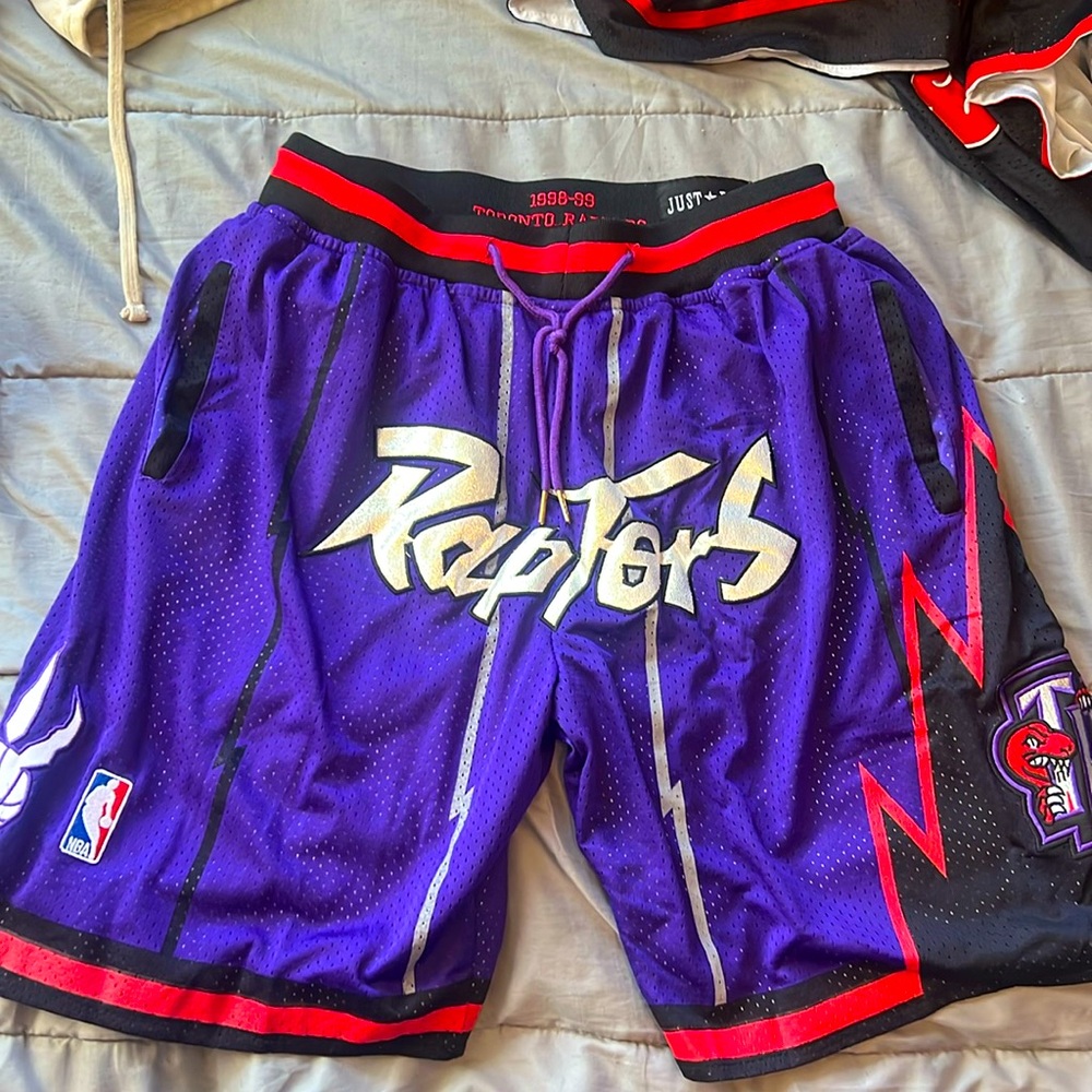 Retro Toronto Raptors Shorts